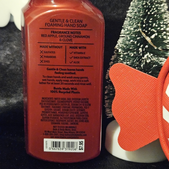 Bath & Body Works Holiday Hand Soap Trio - Red, Green, Gold - Picture 3 of 8